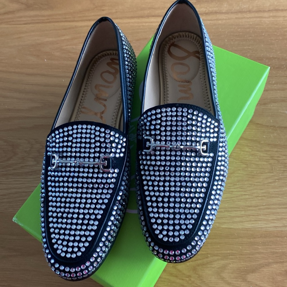 Sam Edelman Women's Loraine Glitz Loafer shoes flats